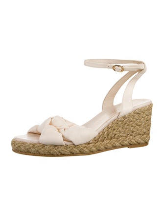Stuart Weitzman Leather Espadrilles