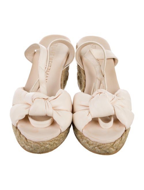 Stuart Weitzman Leather Espadrilles
