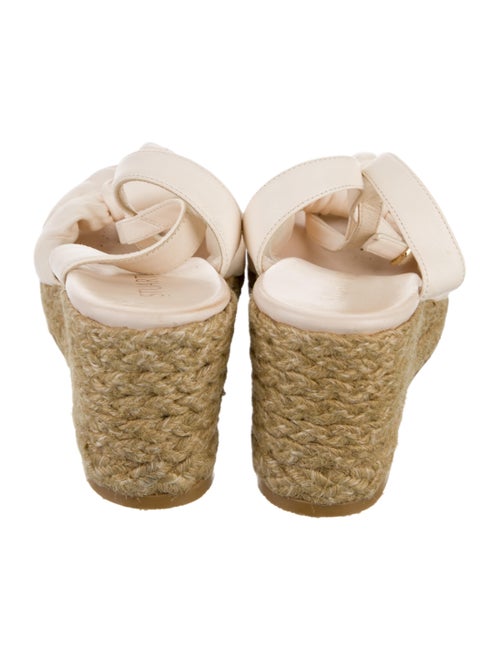 Stuart Weitzman Leather Espadrilles