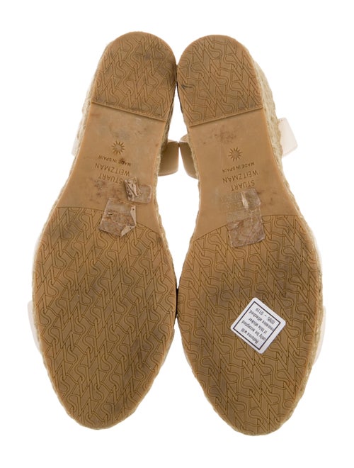 Stuart Weitzman Leather Espadrilles