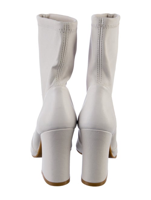 Stuart Weitzman Leather Sock Boots