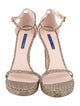 Stuart Weitzman Glitter Animal Print Sandals