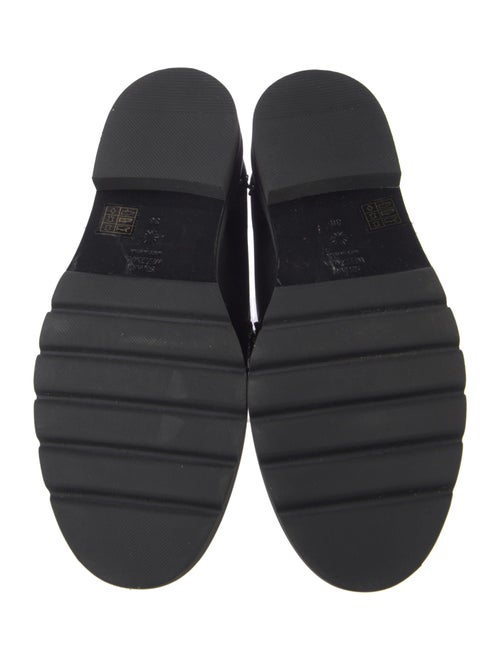 Stuart Weitzman Leather Studded Accents Loafers