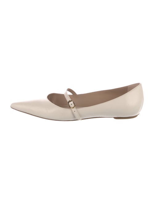 Stuart Weitzman Leather Mary Jane Flats
