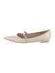 Stuart Weitzman Leather Mary Jane Flats