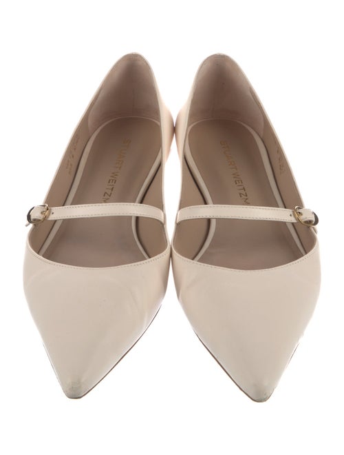 Stuart Weitzman Leather Mary Jane Flats