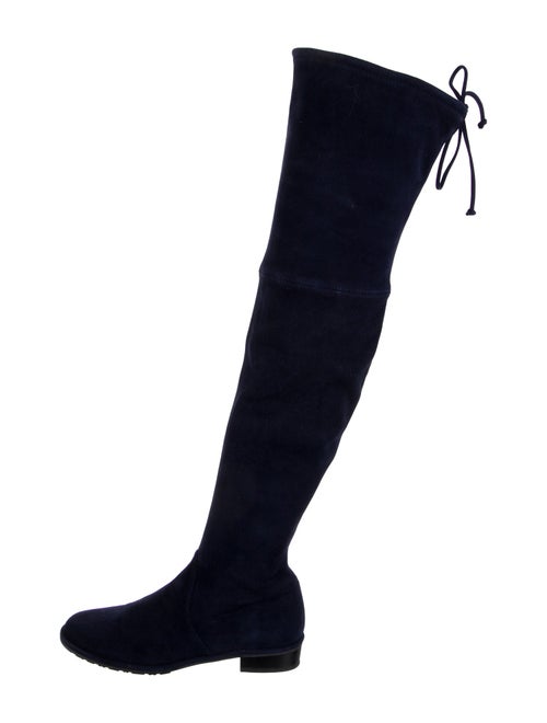 Stuart Weitzman Suede Lace-Up Boots