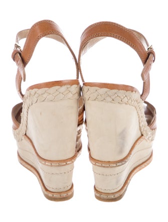 Stuart Weitzman Suede Braided Accents Slingback Pumps