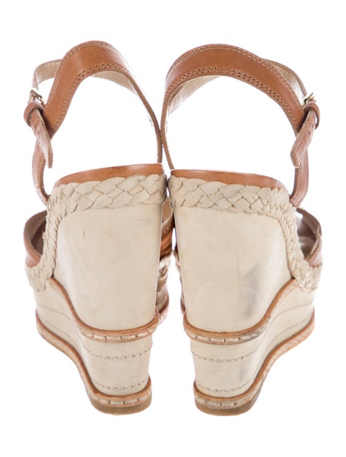 Stuart Weitzman Suede Braided Accents Slingback Pumps