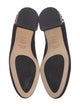 Stuart Weitzman Suede Studded Accents Flats
