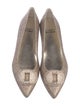 Stuart Weitzman Glitter Crystal Embellishments Ballet Flats