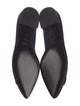 Stuart Weitzman Satin Crystal Embellishments Flats