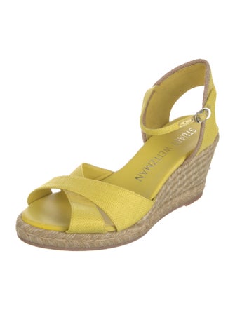 Stuart Weitzman Canvas Espadrilles
