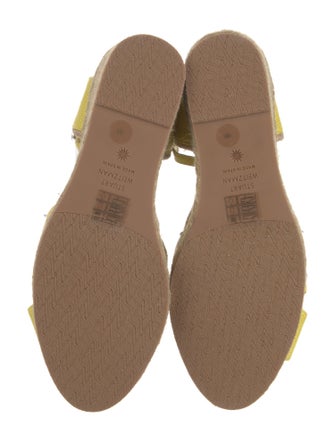 Stuart Weitzman Canvas Espadrilles