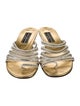 Stuart Weitzman Leather Slides