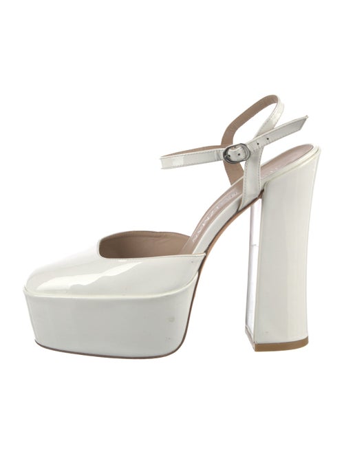 Stuart Weitzman Patent Leather Slingback Pumps