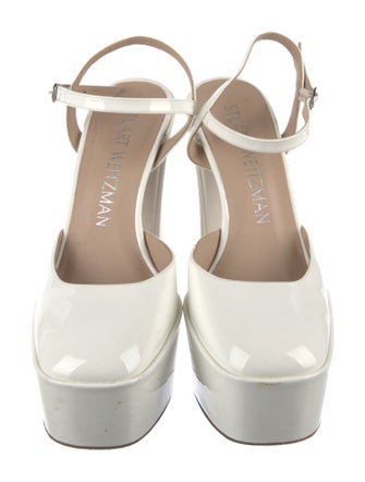 Stuart Weitzman Patent Leather Slingback Pumps