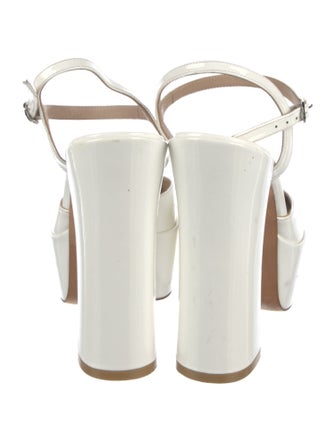 Stuart Weitzman Patent Leather Slingback Pumps