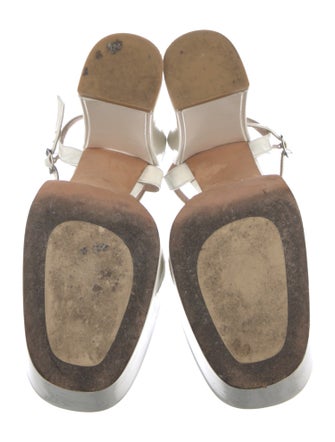 Stuart Weitzman Patent Leather Slingback Pumps