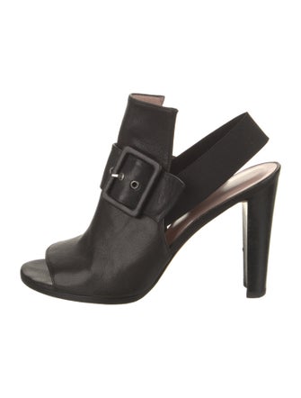 Stuart Weitzman Leather Slingback Sandals