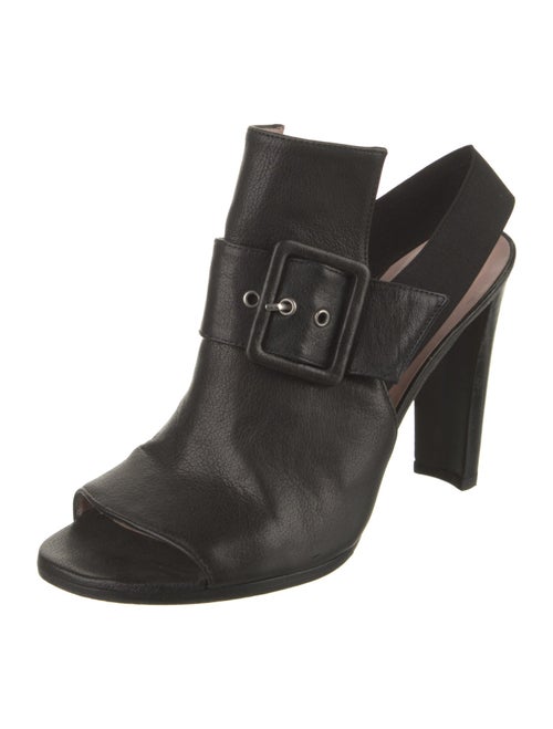 Stuart Weitzman Leather Slingback Sandals