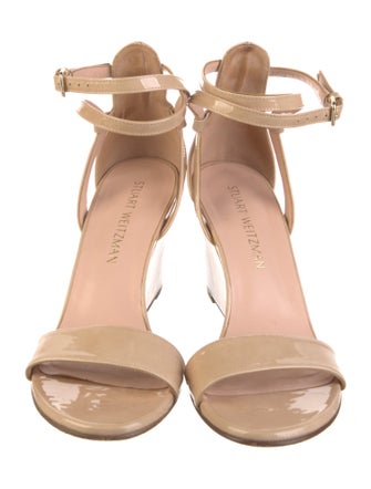 Stuart Weitzman Patent Leather Sandals
