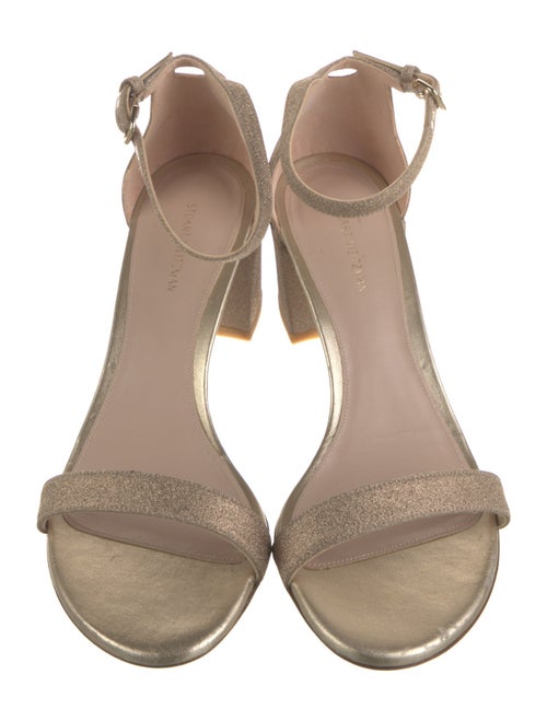 Stuart Weitzman Glitter Glitter Accents Sandals