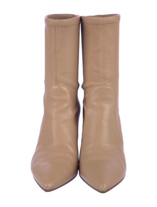 Stuart Weitzman Leather Sock Boots
