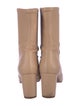 Stuart Weitzman Leather Sock Boots