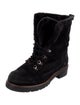 Stuart Weitzman Suede Combat Boots