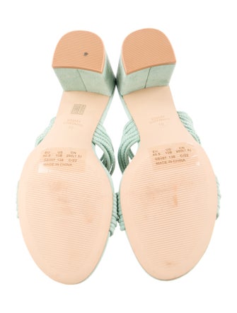 Stuart Weitzman Suede Slides