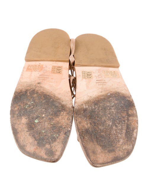 Stuart Weitzman Patent Leather Gladiator Sandals