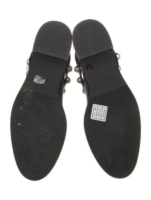 Stuart Weitzman Leather Beaded Accents Boots