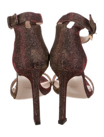 Stuart Weitzman Glitter Glitter Accents Sandals