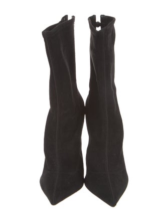 Stuart Weitzman Suede Lace-Up Boots