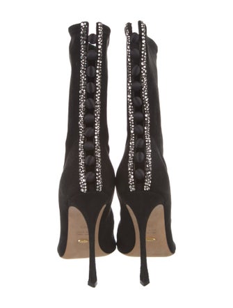 Stuart Weitzman Suede Lace-Up Boots
