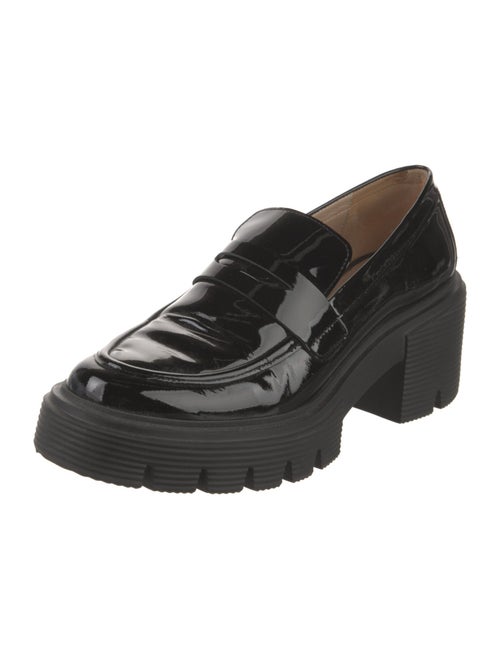 Stuart Weitzman Patent Leather Loafers