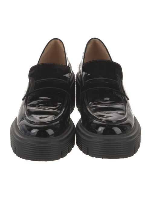 Stuart Weitzman Patent Leather Loafers