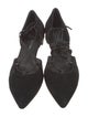 Stuart Weitzman Suede D'Orsay Flats