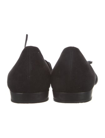 Stuart Weitzman Suede D'Orsay Flats