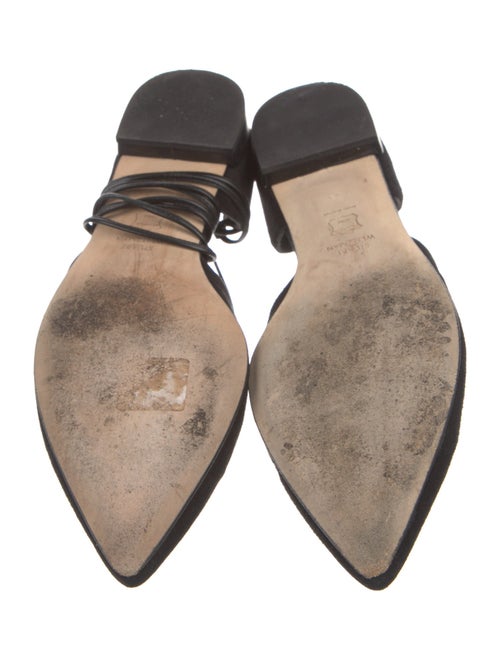 Stuart Weitzman Suede D'Orsay Flats