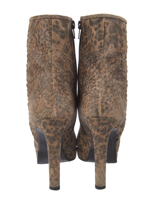 Stuart Weitzman Suede Animal Print Boots