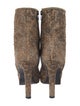 Stuart Weitzman Suede Animal Print Boots