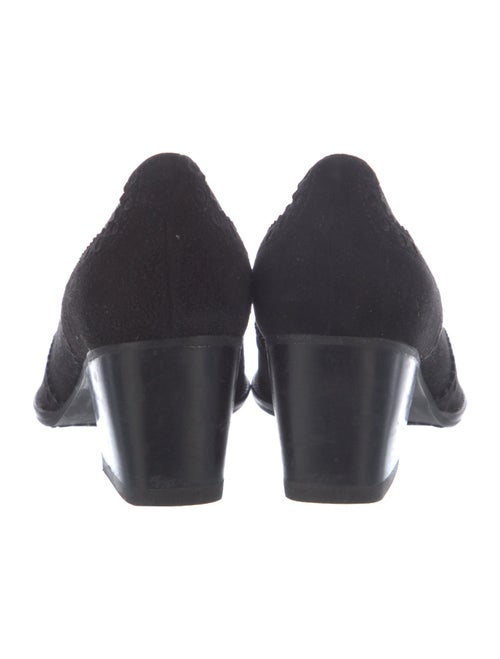 Stuart Weitzman Suede Tassel Accents Pumps