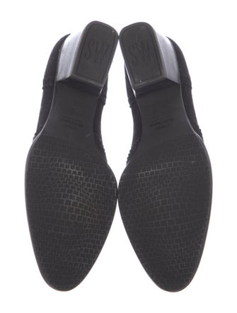 Stuart Weitzman Suede Tassel Accents Pumps