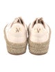 Stuart Weitzman Leather Espadrille Sneakers