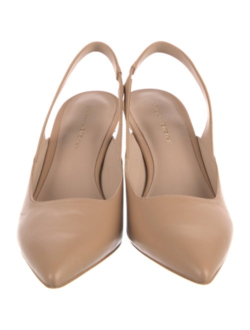 Stuart Weitzman Leather Slingback Pumps