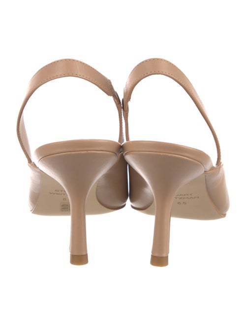 Stuart Weitzman Leather Slingback Pumps