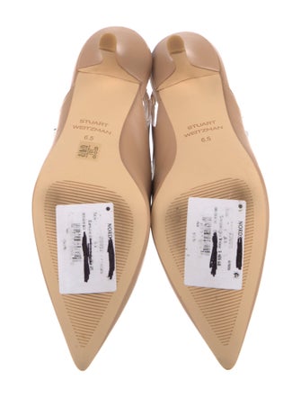 Stuart Weitzman Leather Slingback Pumps