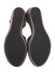 Stuart Weitzman Suede Braided Accents Espadrilles